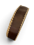 1.5” Brown/ Tan Moonstitch