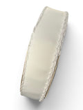 1.5” White/ White Moonstitch