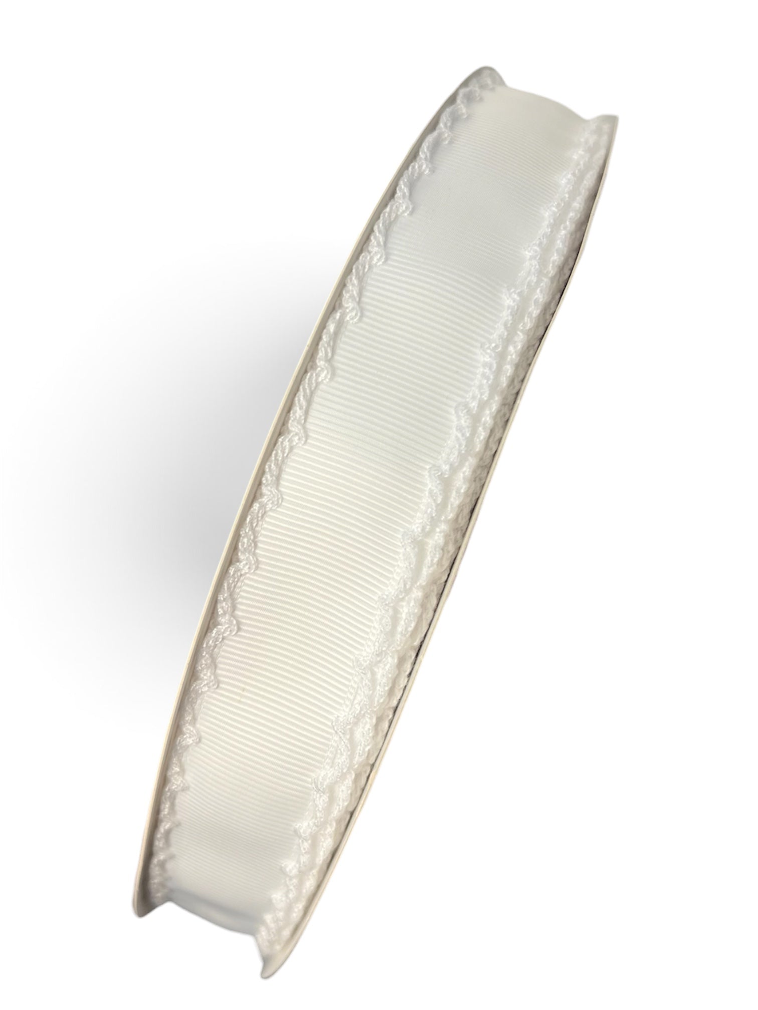 7/8” White/ White Moonstitch