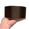 2.5" Plain Brown Grosgrain